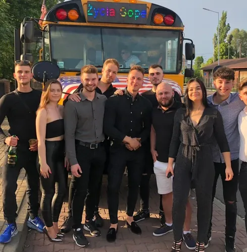 Warszawa STRIPPKURS PÅ PARTYBUSS